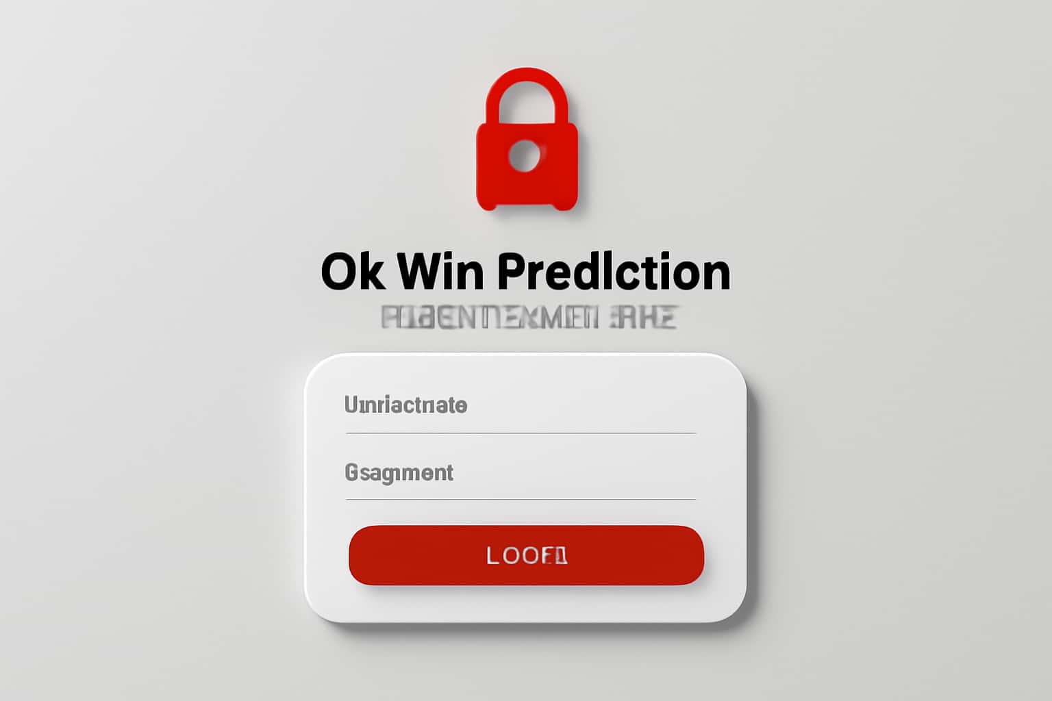 Ok Win Prediction Login - Secure Access Interface