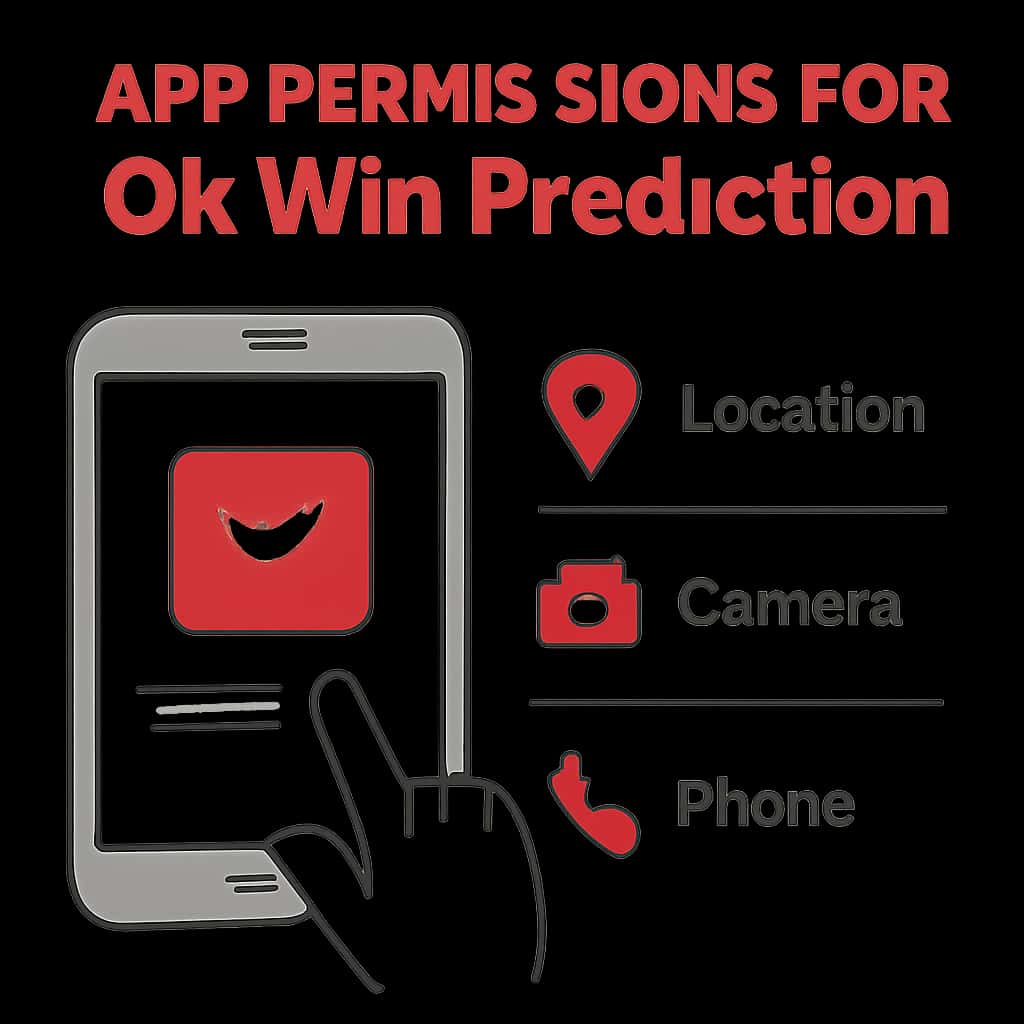 Diagram explaining app permissions for Ok Win Prediction