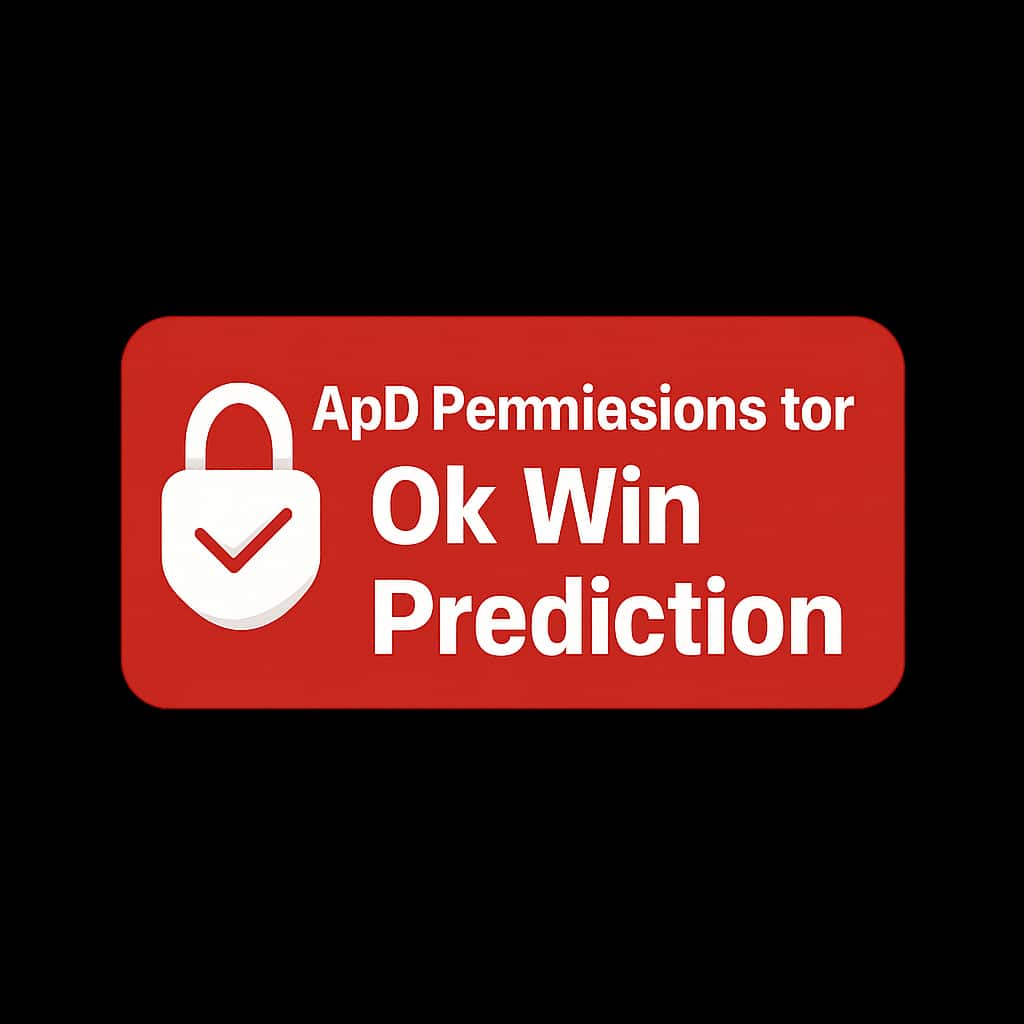 Badge illustration for Ok Win Prediction app permissions