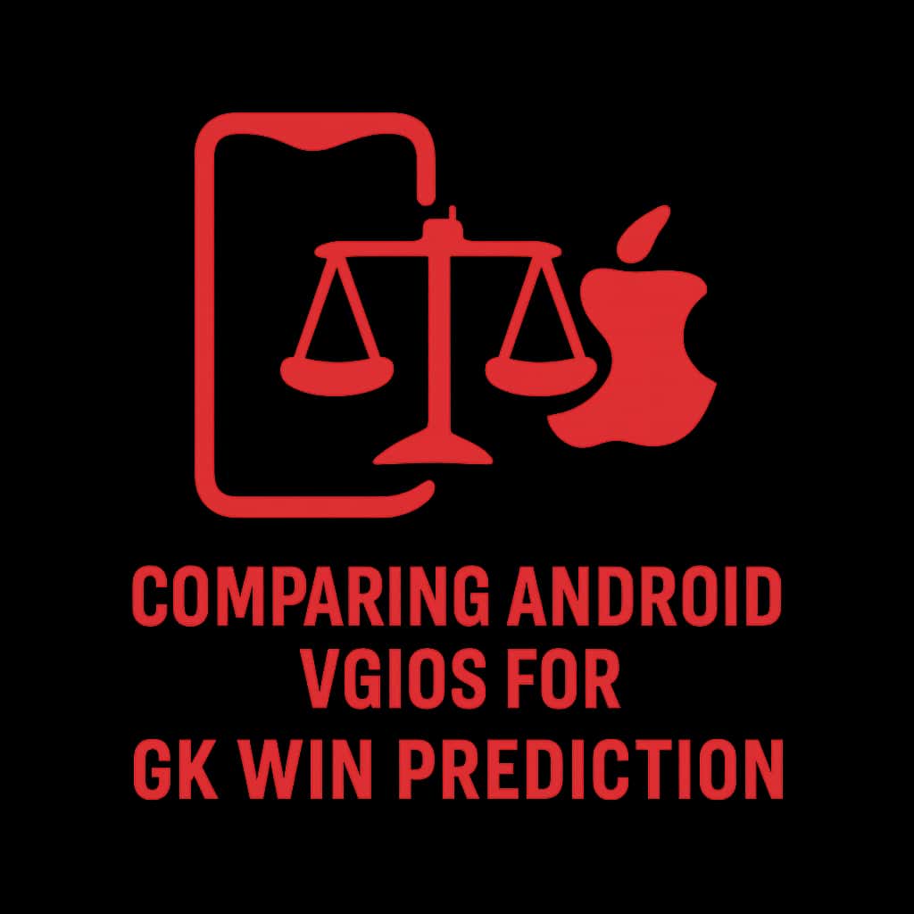 An icon highlighting the comparison of Android vs iOS for Ok Win Prediction.