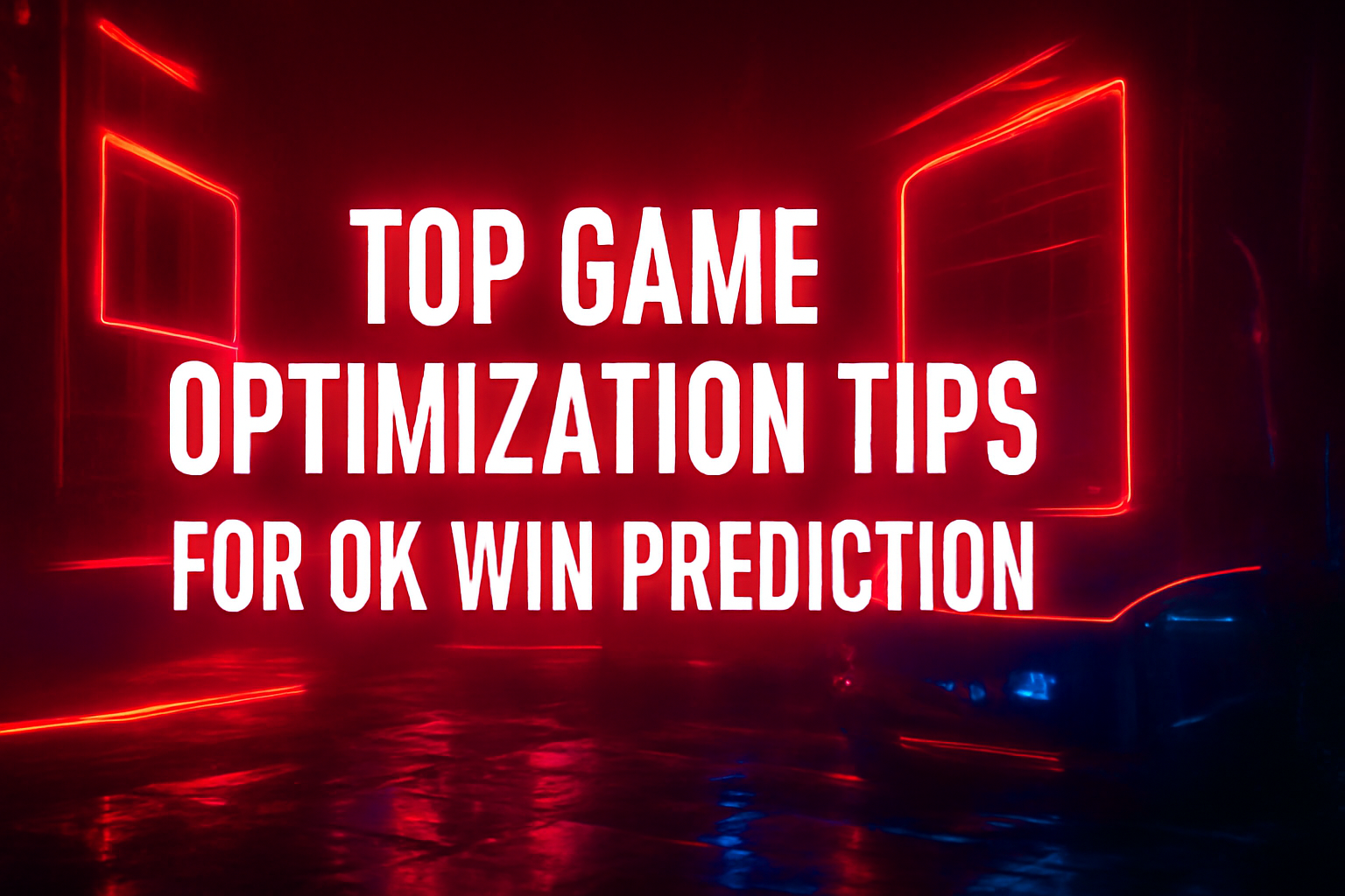 Informational scene showcasing update alerts and notifications for Ok Win Prediction.