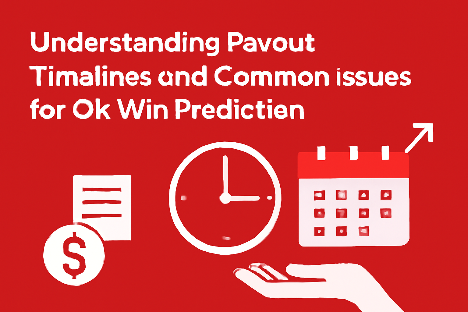 A visual representation of troubleshooting issues related to the Ok Win Prediction app, highlighting key topics in a clean aesthetic.