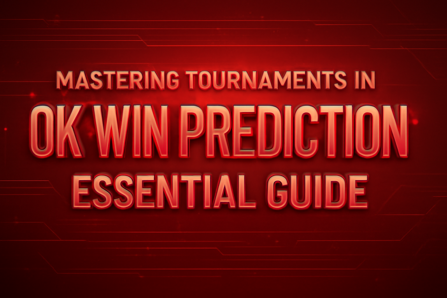 Informational scene depicting Ok Win Prediction Requirements.