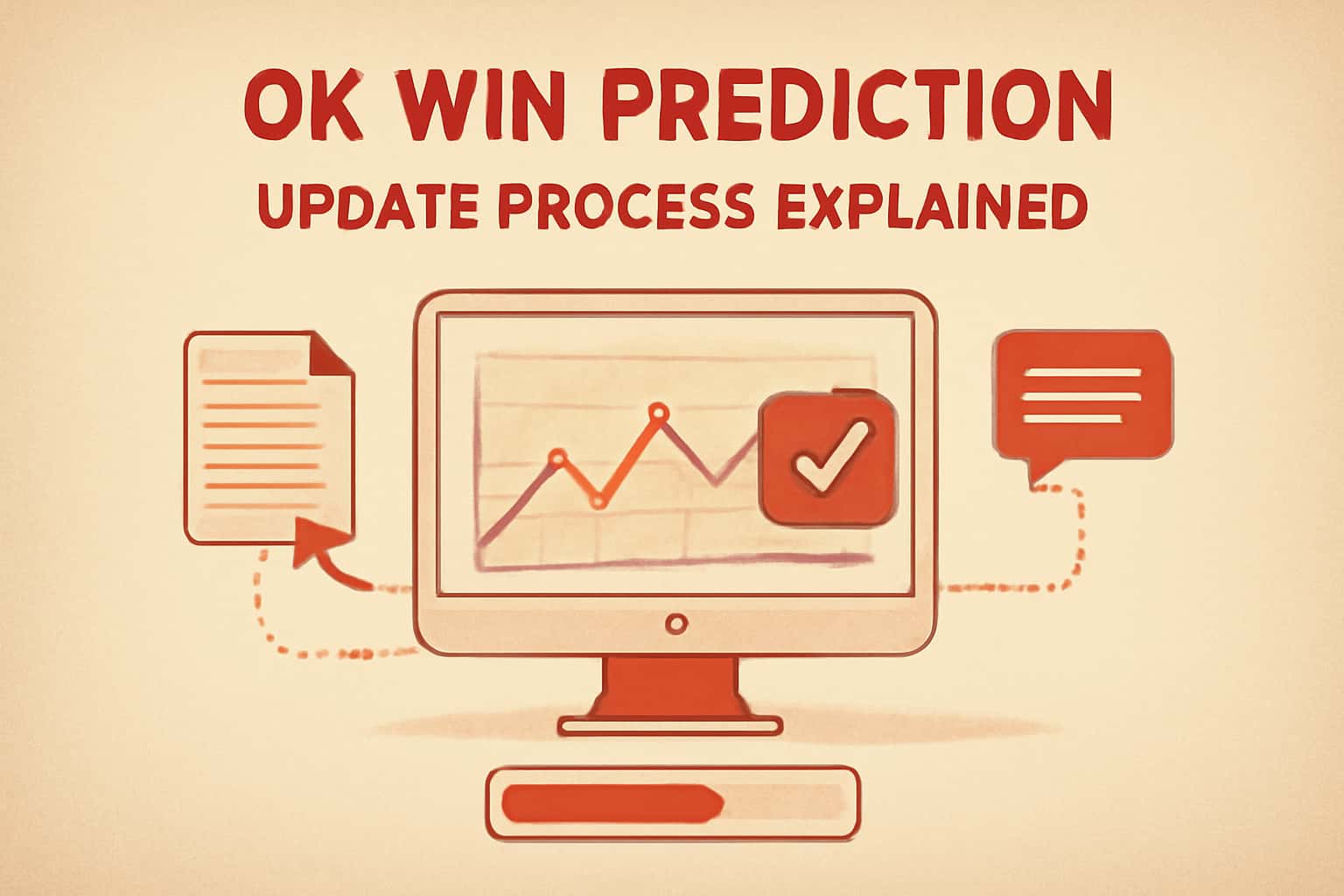 An informative representation of the Ok Win Prediction update process.