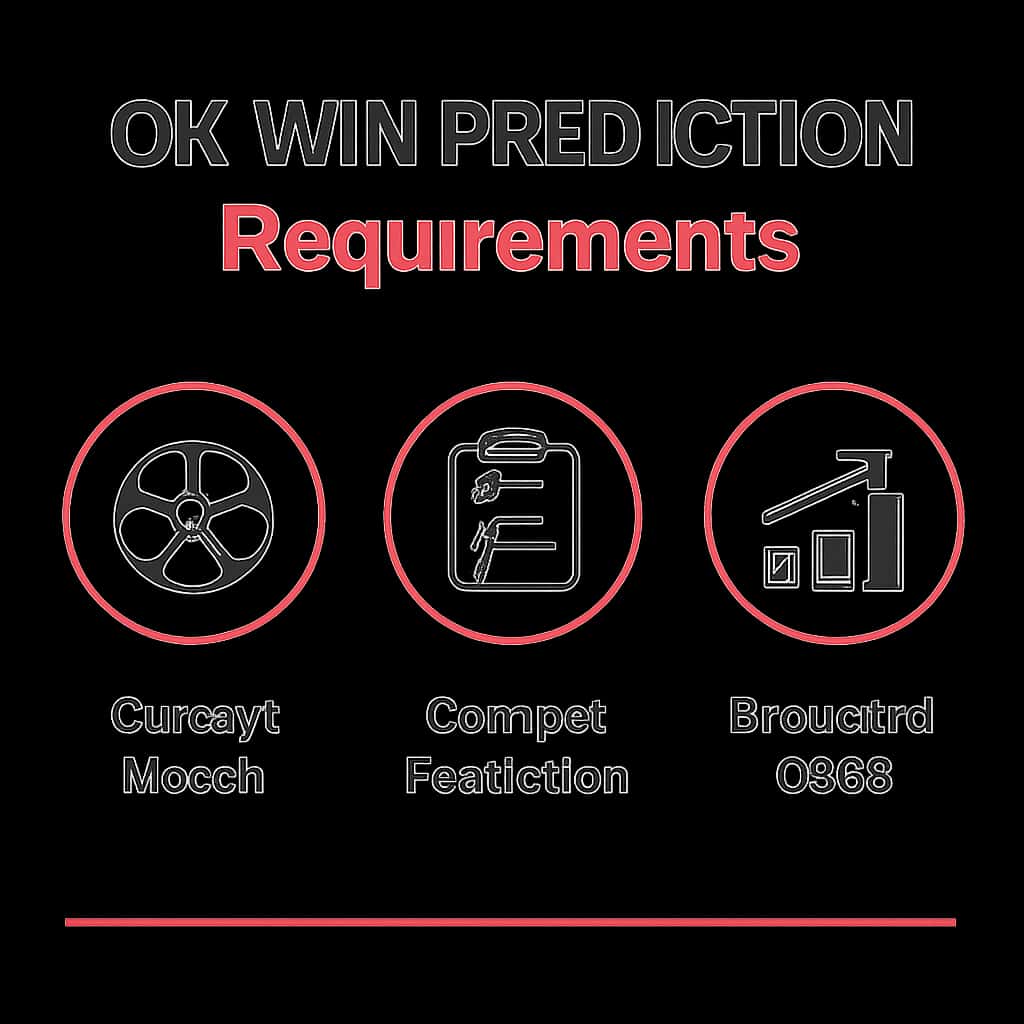 Illustration explaining Ok Win Prediction Requirements.