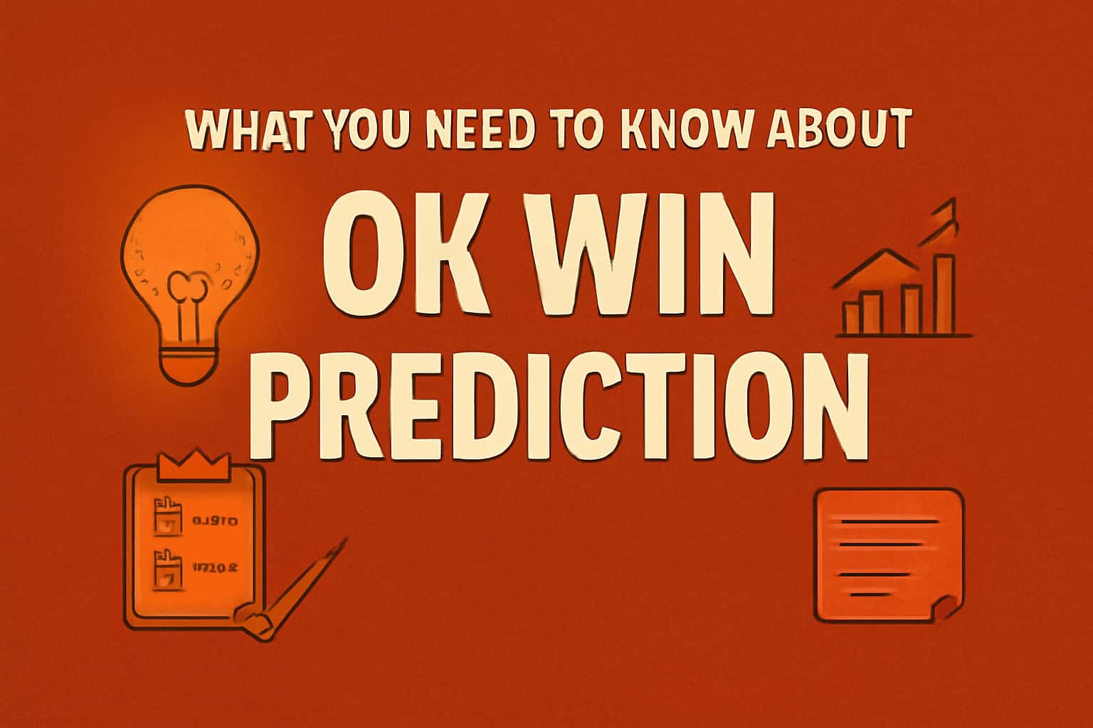 Information scene related to Ok Win Prediction with prominent text.