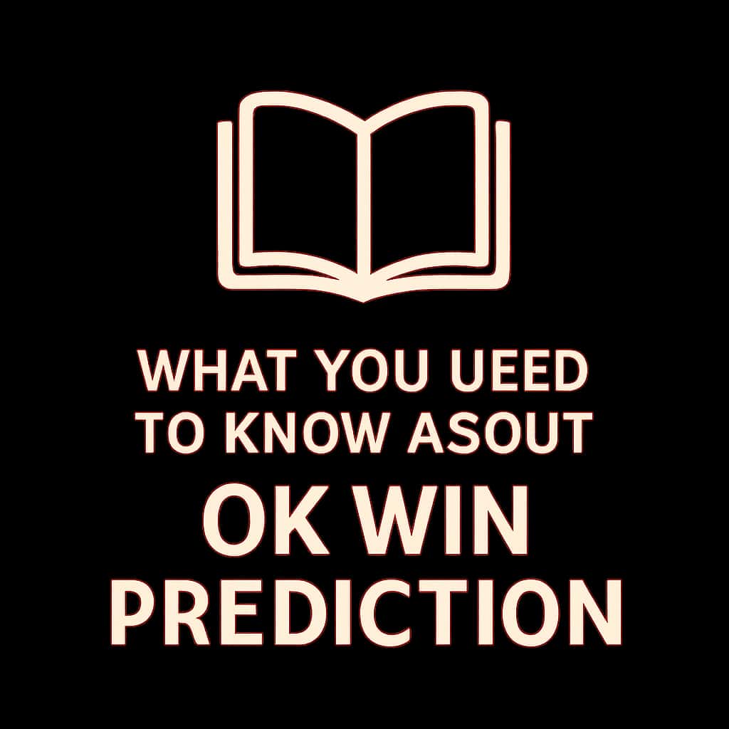 Icon representing Ok Win Prediction guide.